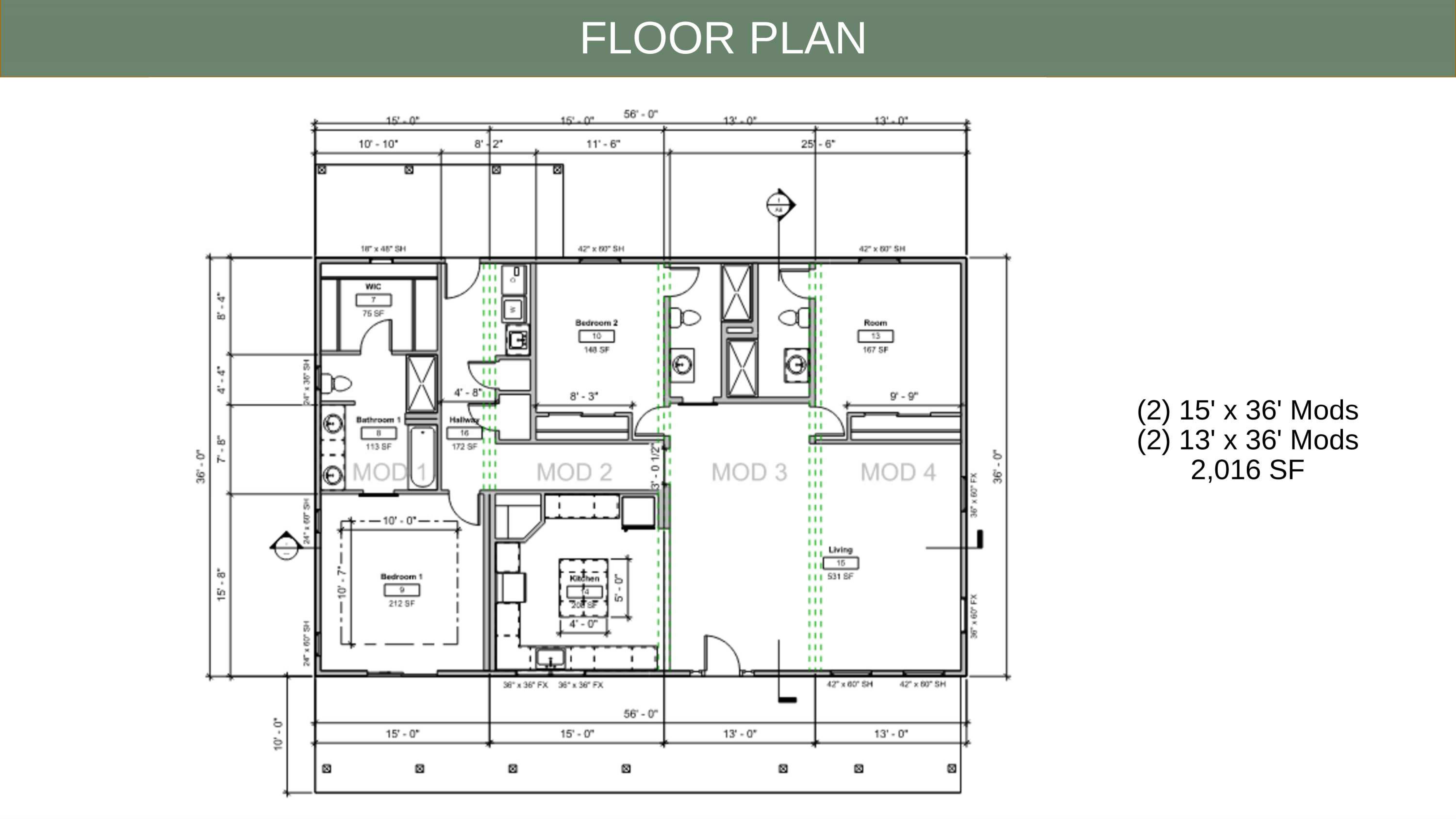 Modern Versatile Lot Design Floor Plan